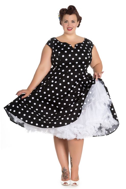 Hellbunny Nicky Fifties Dress Polkadot - Babashope - 7