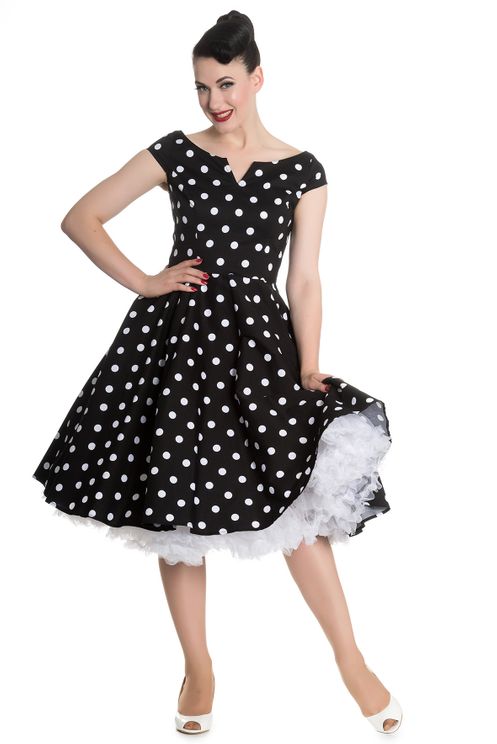 Hellbunny Nicky Fifties Dress Polkadot - Babashope - 7