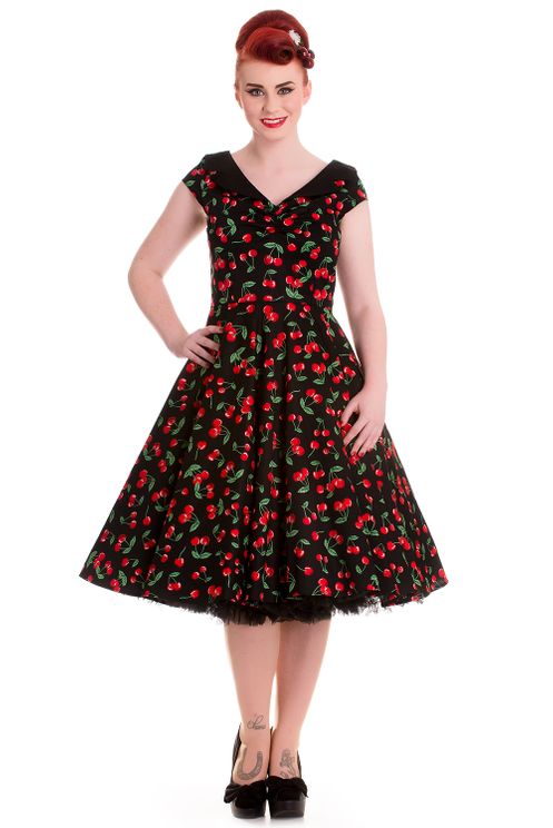 Cherry Pop 50'S Dress - Hellbunny - Babashope - 4