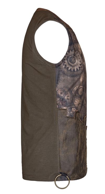 Time will tell Sleeveless steampunk shirt - Babashope - 6