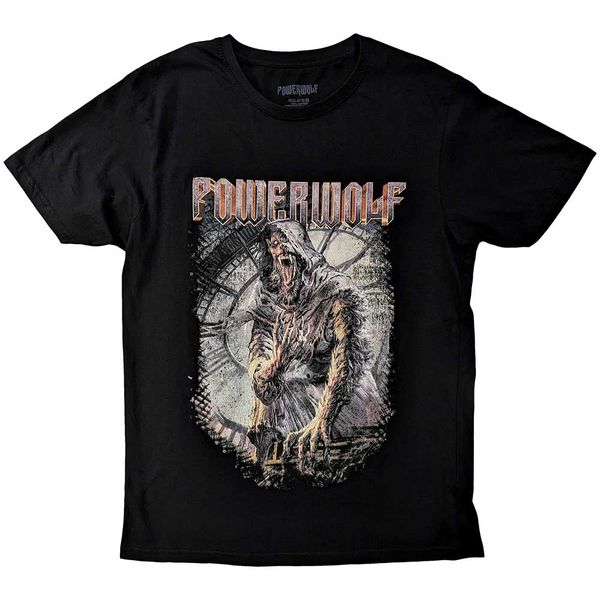 Powerwolf Unisex T-Shirt: No Prayer (Black) (Back Print) - Babashope - 3