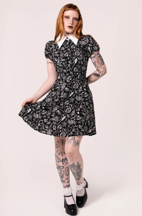 Hell bunny Mischief mini jurk - Babashope - 2