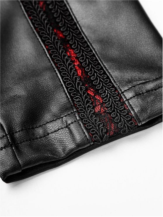 Red Soiree Goth legging (red) - Babashope - 10