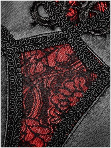 Red Soiree Goth legging (red) - Babashope - 10