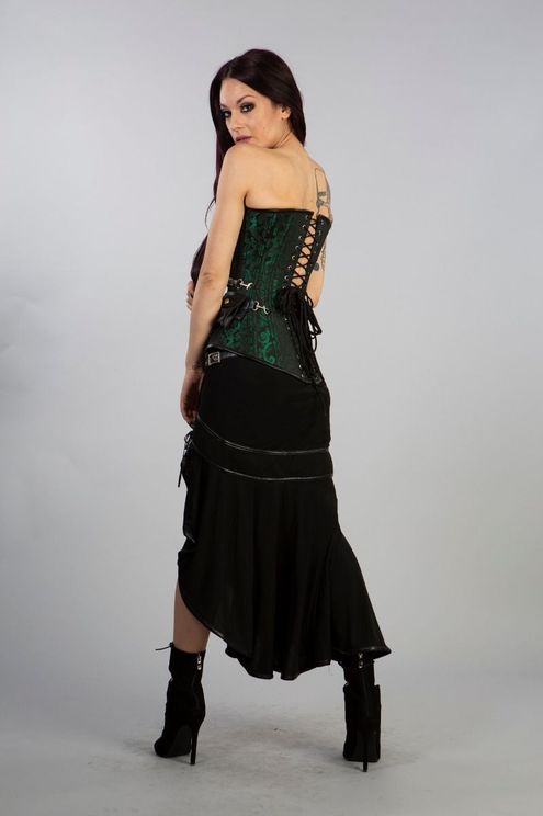 Reversible zip corset groen - Babashope - 5