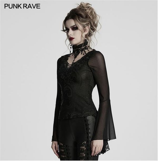 Punk Rave WT-1019TCF Gorgeous And Elegant goth top - Babashope - 5