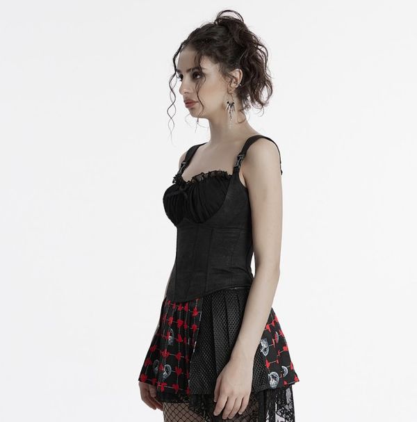 Goth corset cami black - Babashope - 9