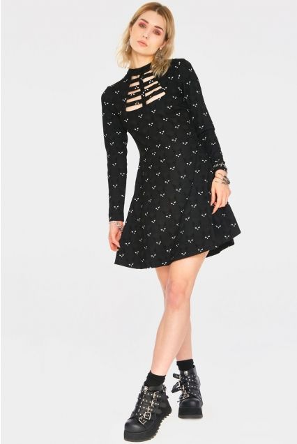 Salem Grumpy Cat Cut Out Dress - Babashope - 5
