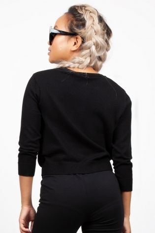 Salem Grumpy Kitty Cardigan - Babashope - 8