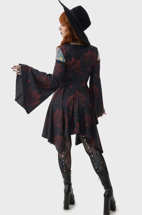 Killstar Blood rose  mini jurk - Babashope - 6