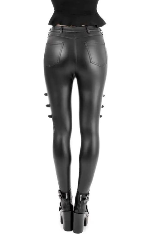 Cathedralis buckle broek skinny - Babashope - 14