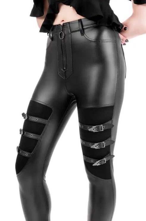 Cathedralis buckle broek skinny - Babashope - 14