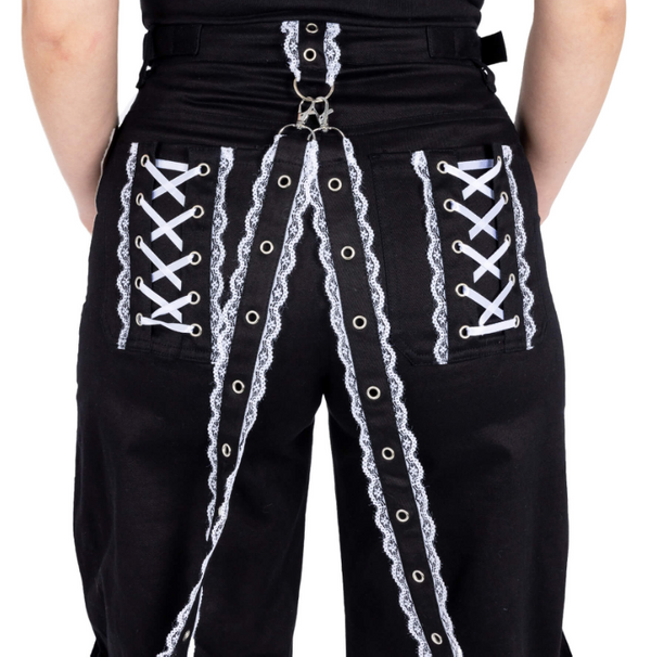 Azalea broek zwart wit - Babashope - 7