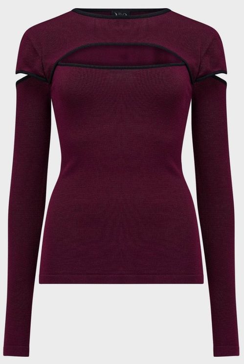 Killstar Abyssal Elegy top burgundy - Babashope - 5