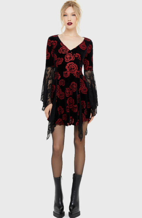 Killstar Pandoras rose mini jurkje - Babashope - 4