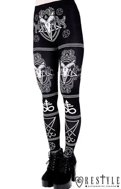 Restyle satanic leggings - Babashope - 5