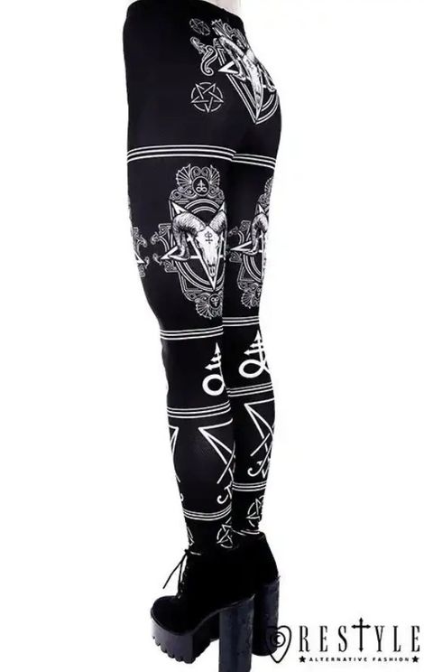 Restyle satanic leggings - Babashope - 5
