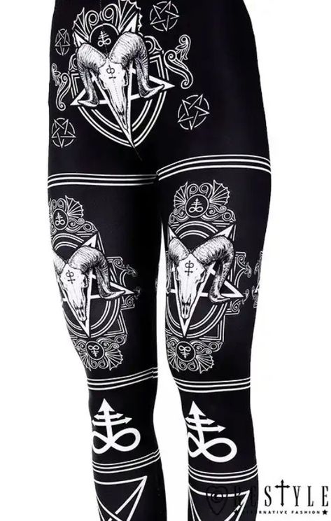 Restyle satanic leggings - Babashope - 5