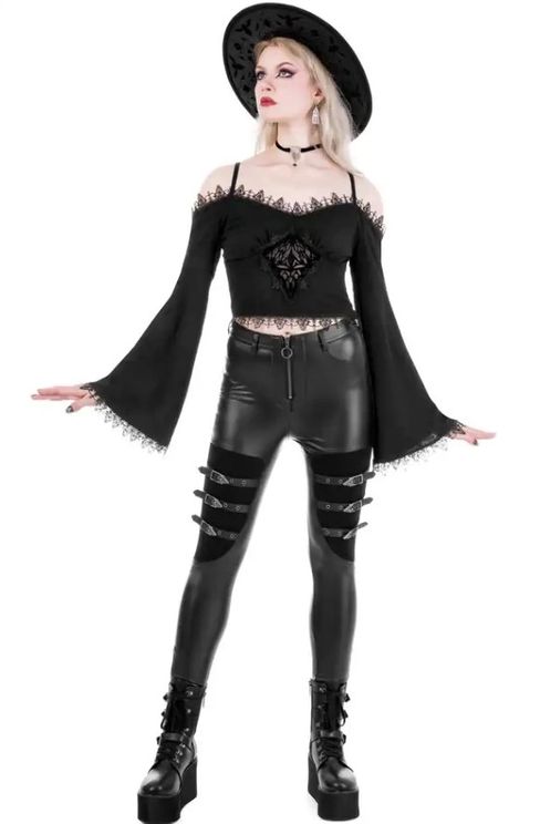 Cathedralis buckle broek skinny - Babashope - 14