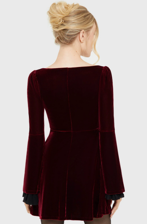 Killstar Beatrix jurk (rood) - Babashope - 3