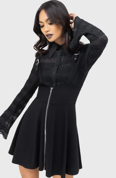 Killstar Fallen light top (zwart) - Babashope - 9