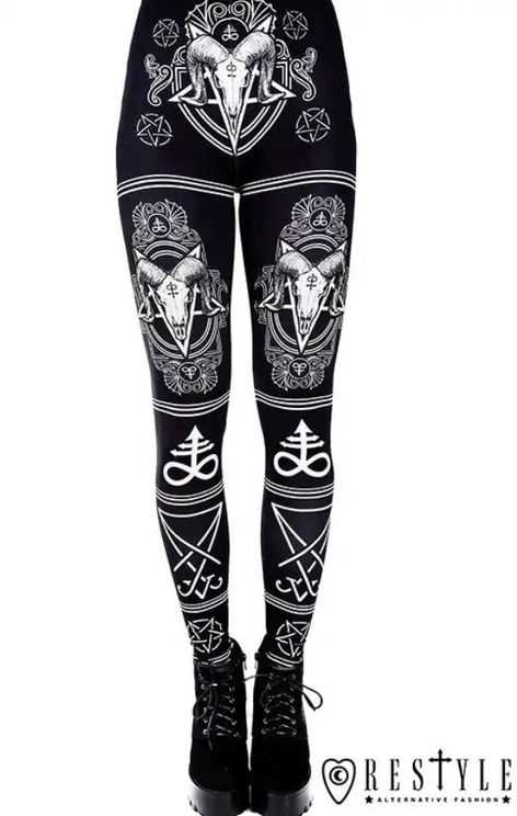Restyle satanic leggings - Babashope - 5
