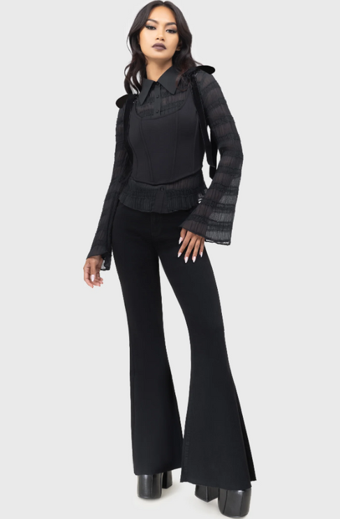 Killstar Fallen light top (zwart) - Babashope - 9