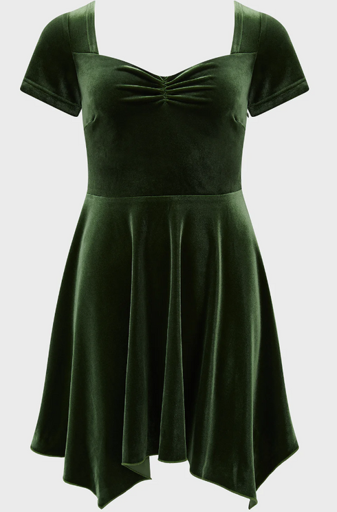 Killstar Auralift jurk (groen) - Babashope - 7