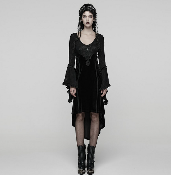 Gothic velvet jurk - Babashope - 9