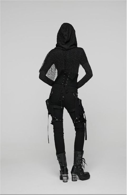 Punk metal rivet corset - Babashope - 9