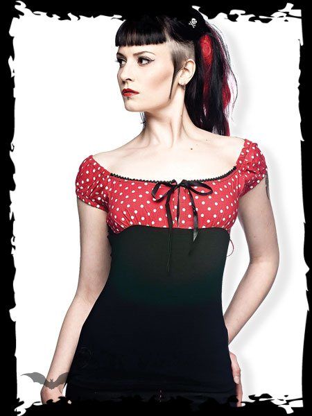 Black/Red   Top  polkadot   Queen Of Darkness - Babashope - 7