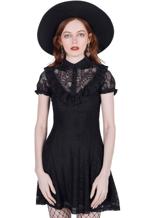 Killstar She's Laced Lace Dress - Babashope - 3