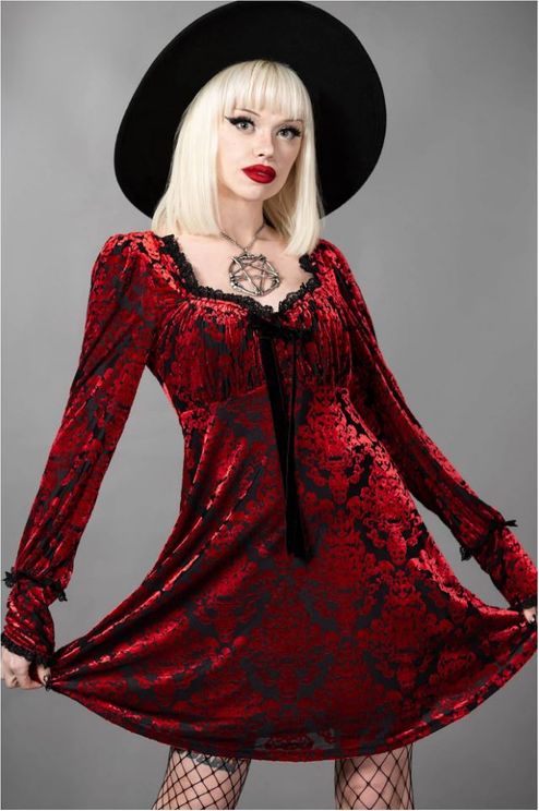 Sitri longsleeve dress (rood) - Babashope - 6