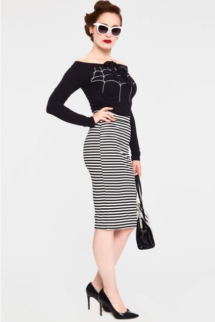 Faith Striped Tube Skirt - Babashope - 6