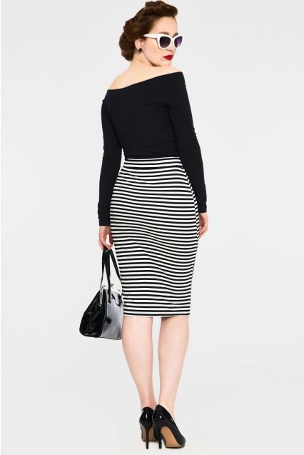 Faith Striped Tube Skirt - Babashope - 6