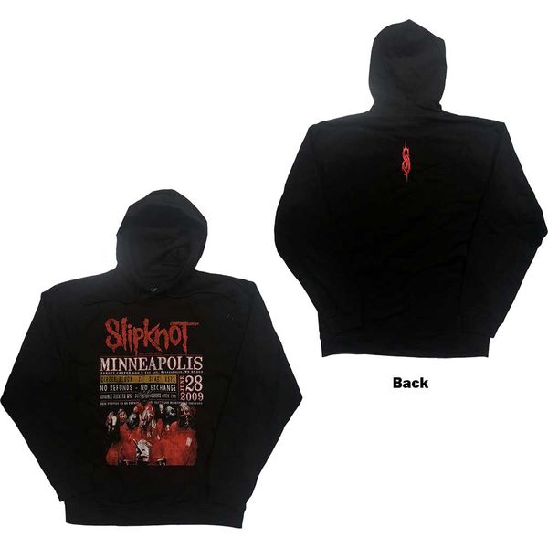 Slipknot unisex hooded sweater Minneapolis '09 (eco-friendly|Backprint) - Babashope - 4