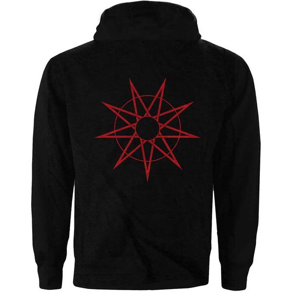 Slipknot 9 point star Zip hooded sweater - Babashope - 3