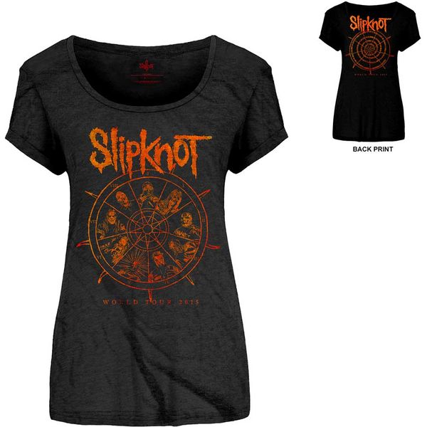 Slipknot The wheel ladies t-shirt (backprint) - Babashope - 2