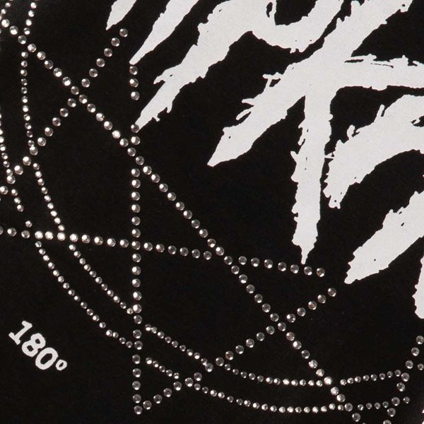 Slipknot ladies embellished t-shirt logo star - Babashope - 4