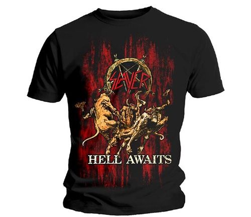 Slayer Hell Awaits T-shirt - Babashope - 2