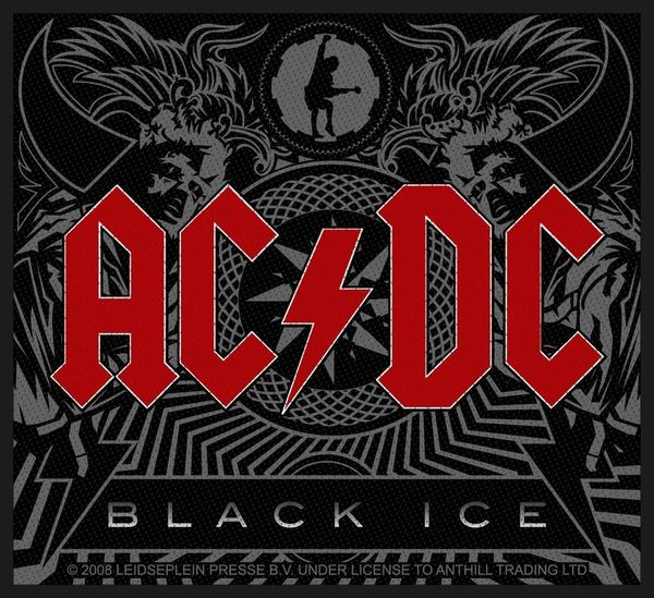 AC/DC ‘Black Ice’ Woven Patch - Babashope - 2