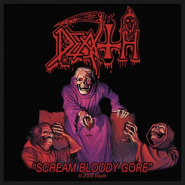 Death ‘Scream Bloody Gore’ Woven Patch - Babashope - 2