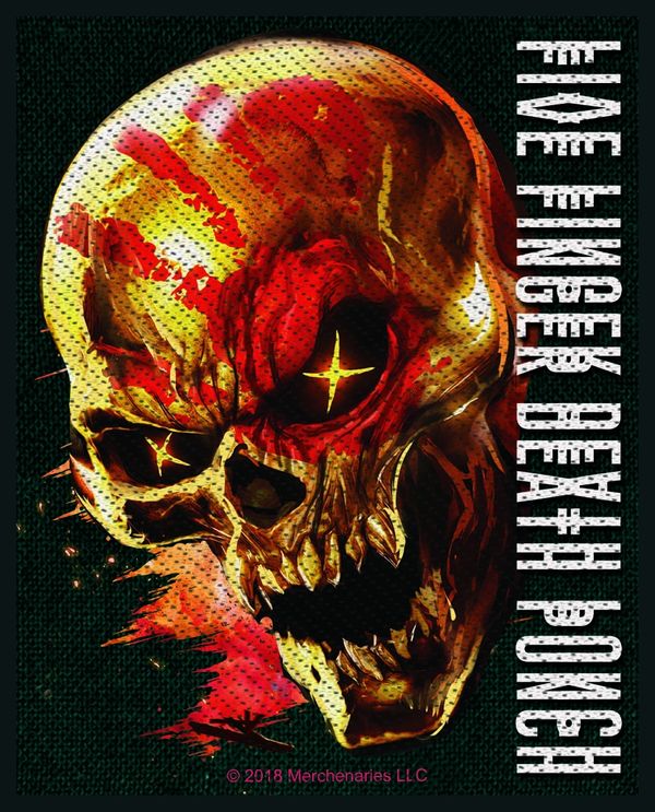 Five Finger Death Punch ‘And Justice For None’ Woven Patch - Babashope - 2