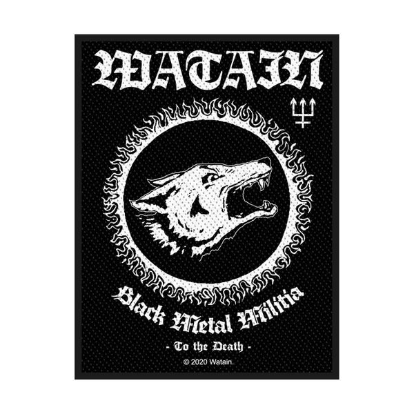 Watain ‘Black Metal Militia’ Woven Patch - Babashope - 2
