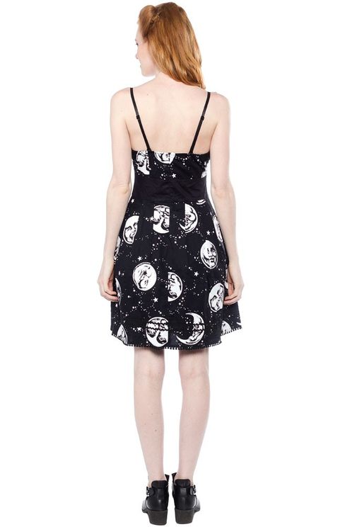 Sourpuss Moon faces party dress - Babashope - 5