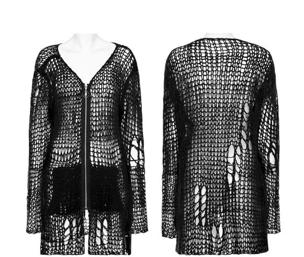 Punk knitted cardigan - Babashope - 5