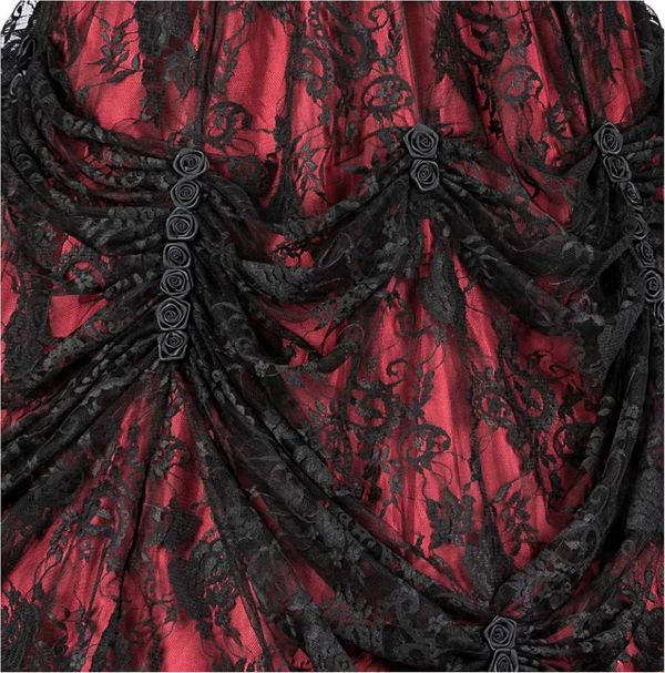 Sinister 1043Turaya skirt bordeaux - Babashope - 3