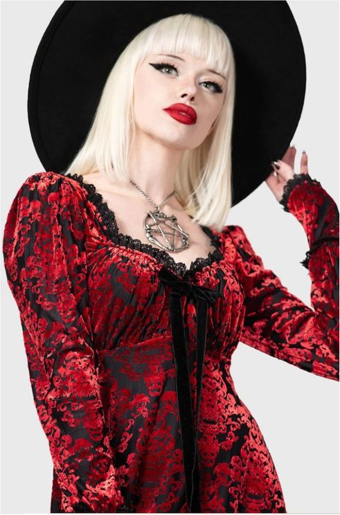Sitri longsleeve dress (rood) - Babashope - 6