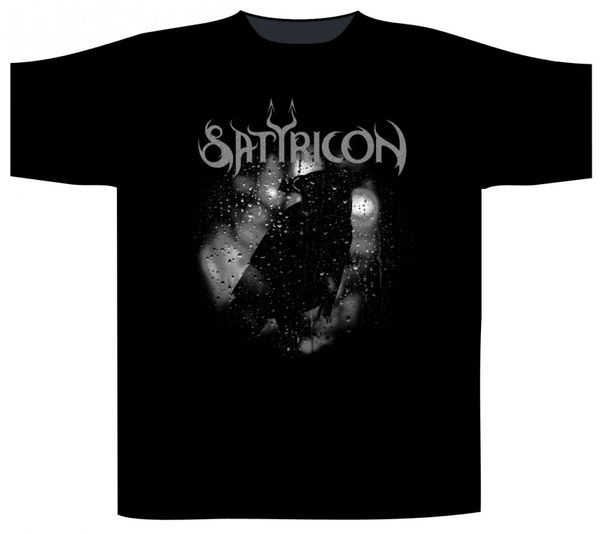 Satyricon Shortsleeve T-Shirt Black Crow On A Tombstone - Babashope - 3