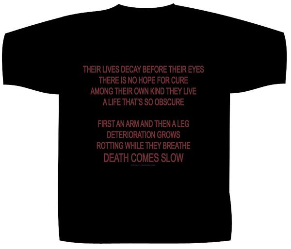 Death Shortsleeve T-Shirt Leprosy - Babashope - 3